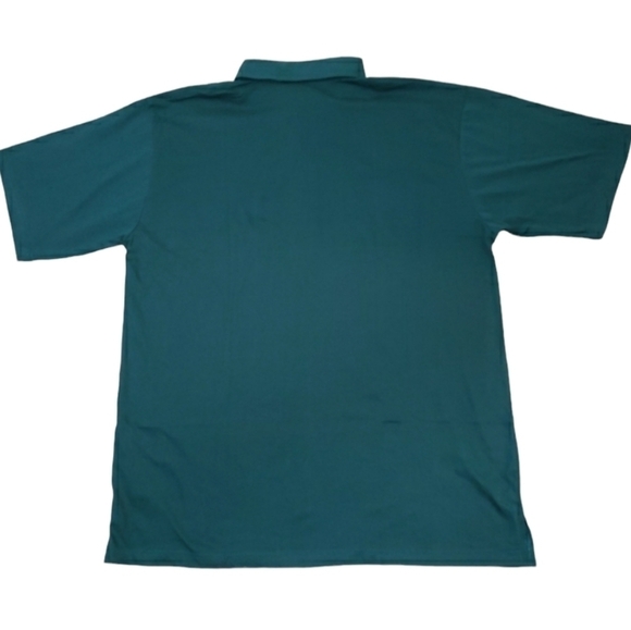 Sterling~Men's Size XXL~Green Polo Short Sleeve Shirt Cotton Blend NEW. - Picture 5 of 7